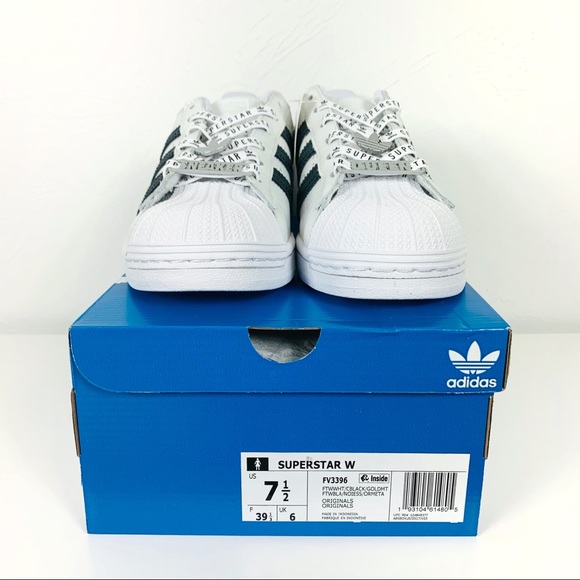 Adidas Superstar White Black Metallic Purple Jewel - Picture 7 of 9